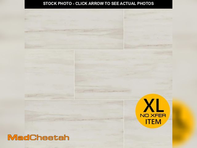 Lot 74-14589512 - (PALLET OF 27 CASES)  MSI Mirage Greige 16 in. x 32 in. Polished Marble Look Porcelain Marble Look F...