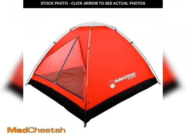 Lot 74-12140474 - 2 Person Camping Tent with Rain Fly and Carrying Bag - Water-Resistant Outdoor Tent for Backpacking,...