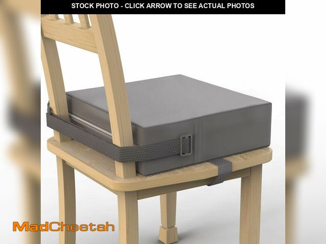 Lot 74-14065472 - Toddler Booster Seat for Dining Table, PU Washable Double Safe Straps Non-Slip Bottom Booster Seat D...