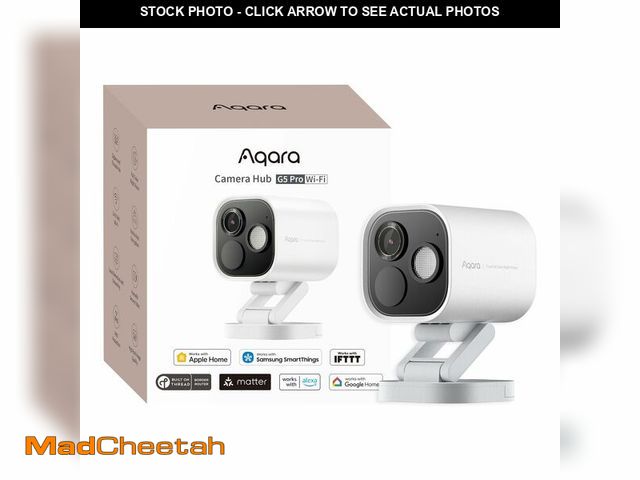 Lot 74-14377957 - Aqara 4MP Camera Hub G5 Pro WiFi, True Color Night Vision Security Camera Outdoor, 2.4/5Ghz WiFi, Ho...