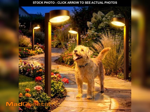 Lot 74-14273914 - VOLISUN Solar Pathway Lights, 8 Pack LED Solar Lights Outdoor Waterproof, Garden Lighting for Yard P...