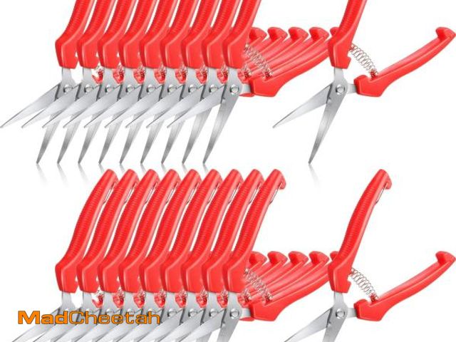 Lot 74-12328417 - Lasnten 20 Pcs Bud Trimming Scissors Bulk 7.2 Inch Pruning Shears Garden Scissors for Precise Cuts B...
