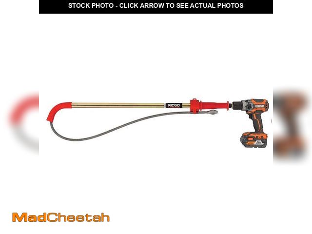 Lot 74-14314543 - RIDGID K-6P Hybrid Toilet Snake Auger, Cable Extends to 6 ft. with Integrated Bulb Head (Manual or C...