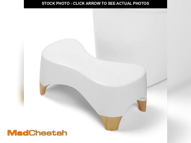 Lot 74-14214375 - Toilet Stool Squat Adult,Gligam Poop Stool for Bathroom,Bearing 550 lbs Weight,Toilet Step Stool, Po...