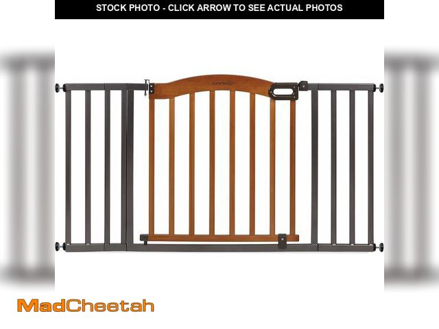 Lot 74-14305900 - Summer Infant Anywhere Decorative Walk-Thru Pet and Baby Gate, 28" - 42.5" Wide, 30" Tall, Pressure ...
