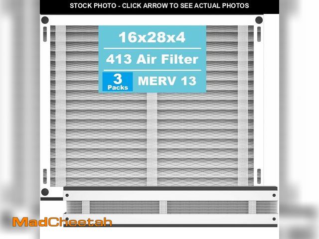 Lot 74-13708964 - (3-Pack) 413 Replacement Filter Compatible with April-Aire Whole House Air Purifier 1410, 1610, 2410...
