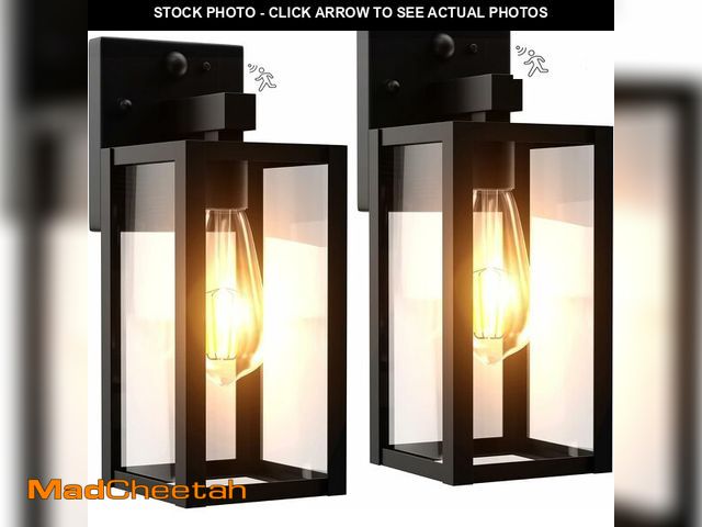 Lot 74-14353476 - Kainozoic Motion Sensor Dawn to Dusk Outdoor Sensor Light Fixture Waterproof Porch Lights Anti-Rust ...