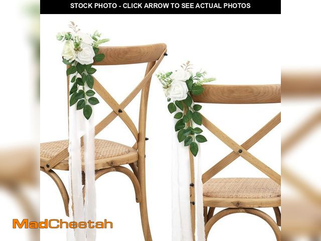 Lot 74-12711311 - DreamBuilt Wedding Aisle Decorations for Wedding Ceremony Set of 10 Pew Flowers for Church Chair Dec...