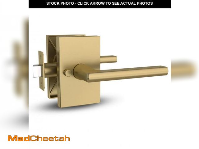 Lot 74-11553448 - Mega Handles - Glamor Privacy I Lever Door Handle Set for Hallway, Closet and Bathroom I Reversible ...