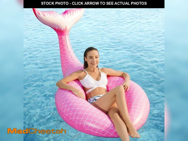 Lot 74-14427724 - Jasonwell Giant Inflatable Mermaid Tail Pool Float with Fast Valves Pool Floaties Tube Summer Beach ...