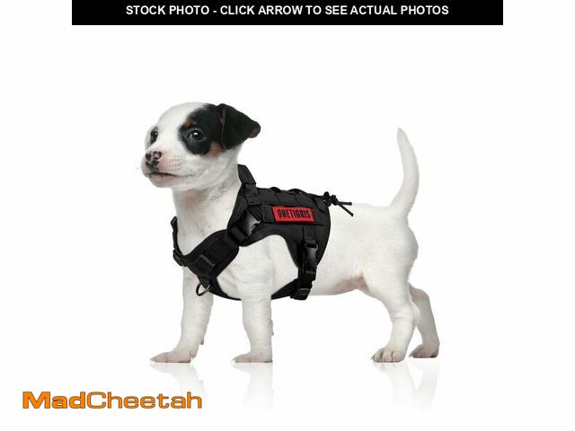 Lot 74-14300500 - OneTigris Tactical Dog Harness Vest,No-Pull Service Dog Vest with Hook &amp; Loop Panels,Adjustable ...