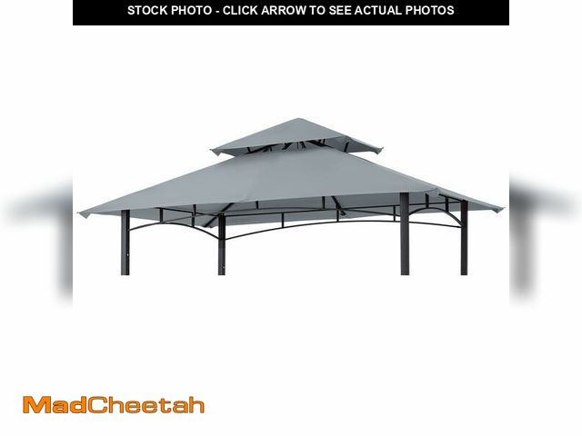 Lot 74-14211124 - MASTERCANOPY Grill Gazebo Replacement Canopy Top for Model L-GG001PST-F (Gray) - UNUSED