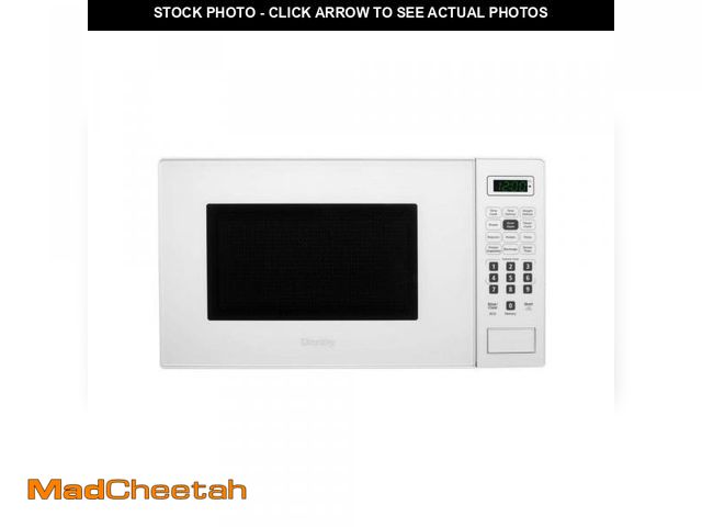 Lot 74-12424642 - Danby 17.32 in. 0.7 cu. ft. Countertop Microwave in White with Auto Cook, Express Cook, Child Safety...