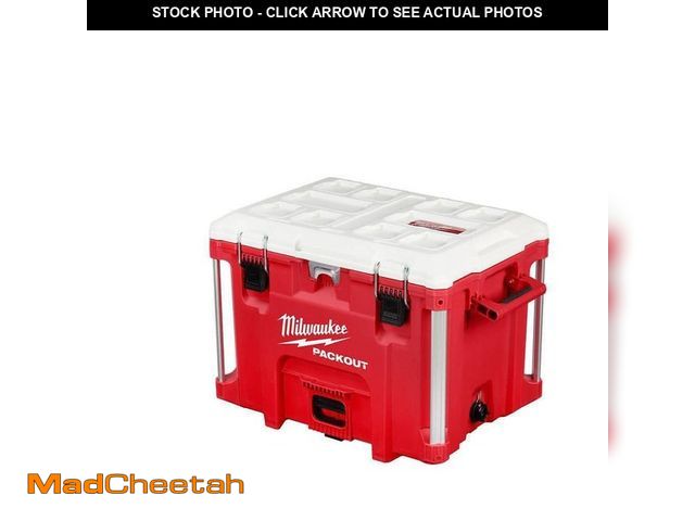 Lot 74-12586174 - Milwaukee 22 in. Packout 40 qt. XL Cooler - UNUSED