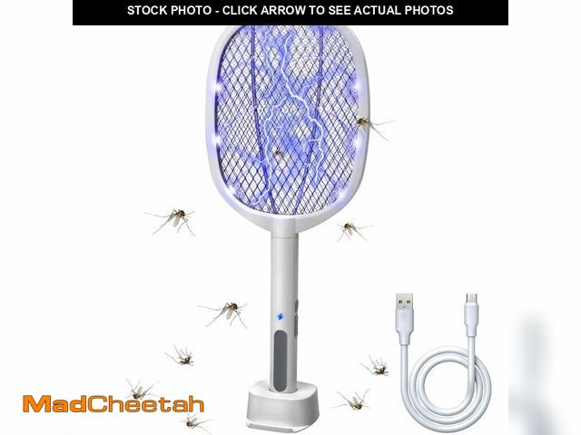 Lot 74-14428887 - Lulu Home 2-in-1 Electric Bug Zapper Racket, 4000V High Voltage LED Lighted Handheld Mosquito Swatte...