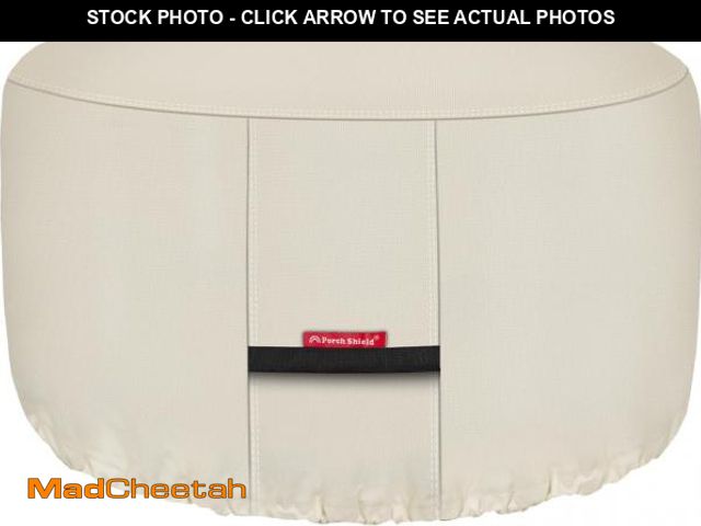 Lot 74-12330668 - Porch Shield Fire Pit Cover - Waterproof 600D Heavy Duty Fade Resistant Round Patio Fire Bowl Cover ...