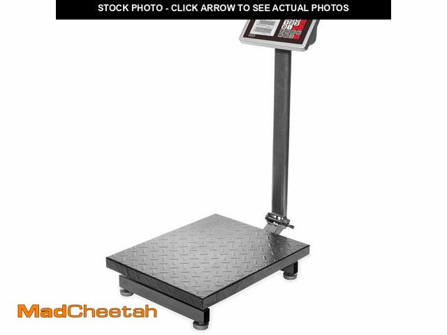 Lot 74-13817633 - XtremepowerUS 600 lb Capacity Digital Foldable Floor Design Gray Bench Scales - USED