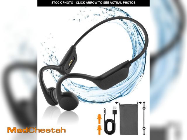 Lot 74-12303770 - Banoshalo Bone Conduction Headphones - Swimming, Wireless Bluetooth, MP3 Mode 2 in 1, 10 H Battery P...