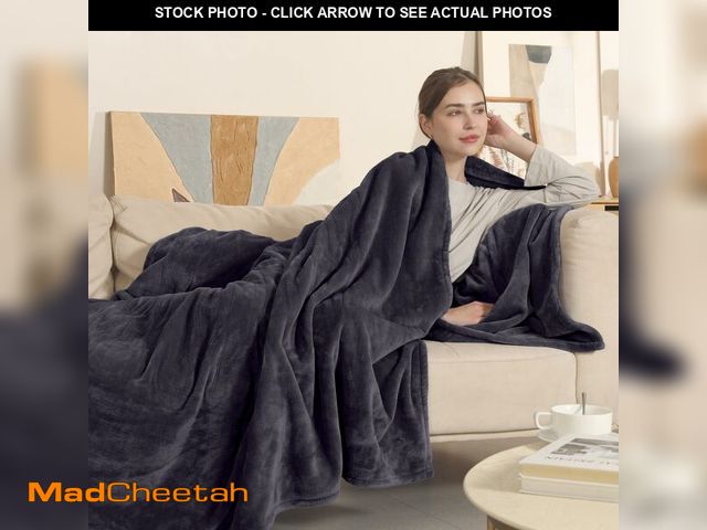 Lot 74-14146235 - COZYTY Heated Blanket Electric Blanket Full Size, Super Soft Cozy Upgraded Flannel Heating Blanket w...