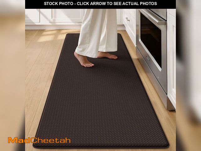 Lot 74-14304718 - Color&amp;Geometry Anti Fatigue Cushion Kitchen Mat for Floor -24"x71",Wide,Easy Clean, Water &amp; ...