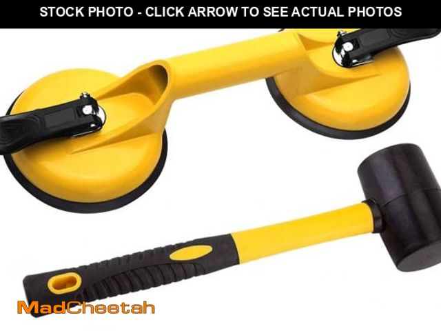 Lot 74-12306457 - FCHO Floor Gap Fixer Tool for Laminate Floor Gap Repair Include Suction Cup and Mallet (Can't use on...
