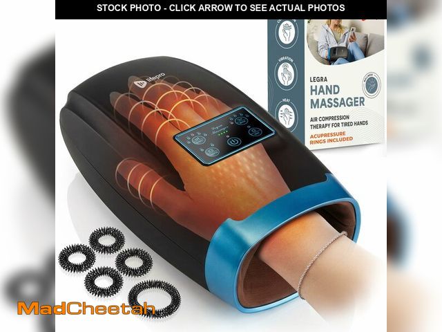 Lot 74-14382478 - LifePro Legra Hand Massager with Heat and Compression &amp; Cordless Design - UNUSED