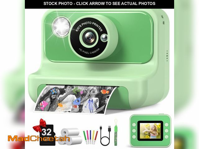 Lot 74-14149299 - Kids Camera Instant Print, Christmas Birthday Gifts for Girls and Boys, Kids Camera 1080P HD Video D...