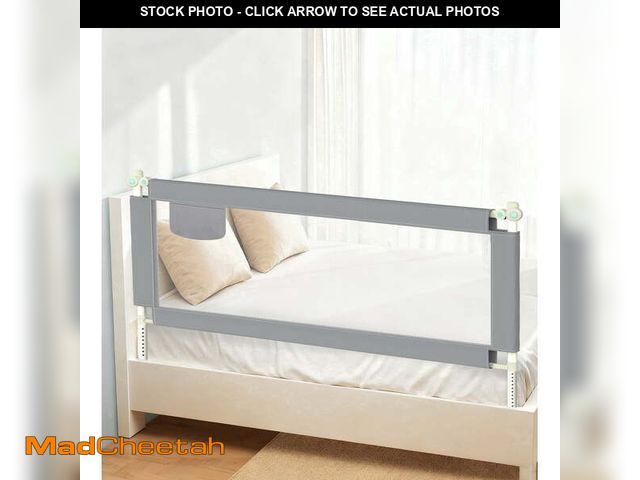 Lot 74-14259113 - RUPOUN L-Shaped Toddler Bed Rail for Kids â Safety Guardrail, Universal Fit for Mattresses, Easy I...