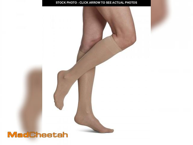 Lot 74-12442244 - SIGVARIS Women's Sheer Fashion Closed Toe Calf Height - 15-20mmHg Weight Compression Hose - Lightwei...