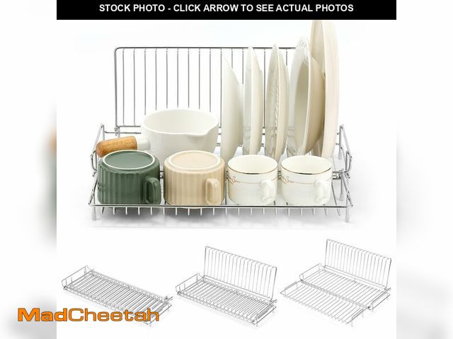 Lot 74-13626339 - JM.JEEMI Foldable Dish Drying Rack, Small Dish Drying Racks, Collapsible Dish Drying Rack for Kitche...