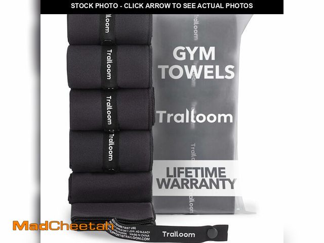 Lot 74-13575578 - Trailoom Microfiber Workout Towels - Quick Dry, Highly Absorbing, Odor-Free, for Men &amp; Women - G...