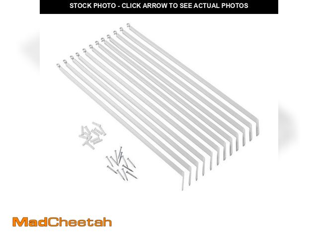 Lot 74-12671725 - Everbilt 16 in. Shelf Support Bracket Steel (12-Pack) - UNUSED