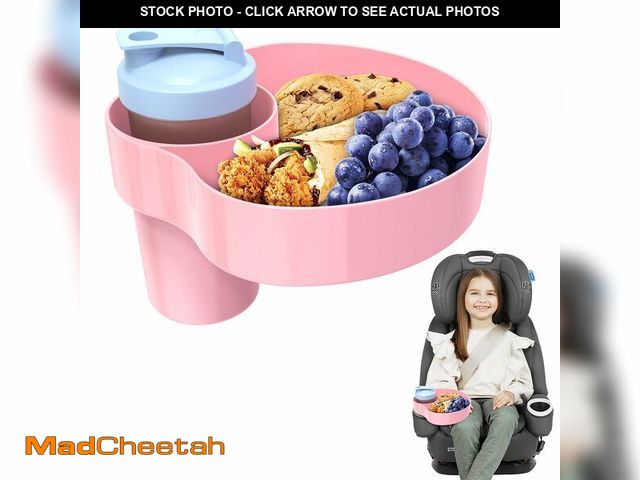 Lot 74-12708424 - 2PCS Resptasski Car Seat Cup Holder Snack Tray for Kids Ã¢â¬â Travel Tray for Car, Booster, Strol...
