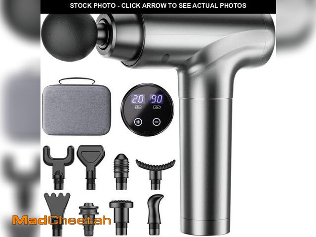 Lot 74-12048503 - cotsoco Massage Gun, Muscle Massage Gun Deep Tissue Back Massager for Pain Relief, 20 Speeds Handhel...