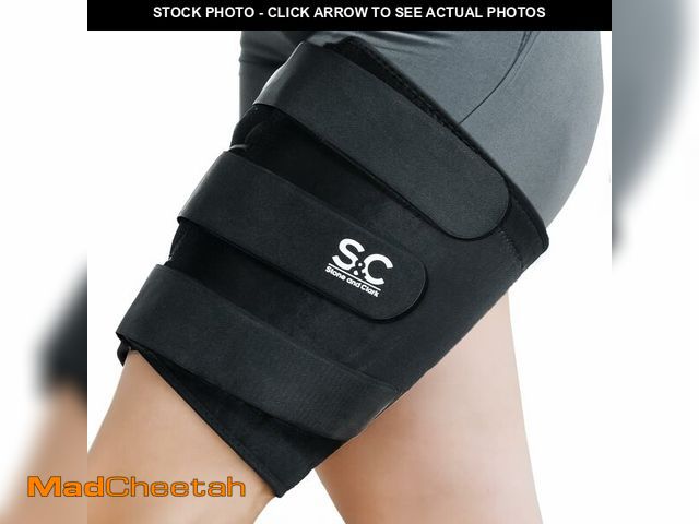 Lot 74-14153742 - Thigh Brace Support - Non-Slip, Comfortable Hamstring Brace and Thigh Wrap for Men &amp; Women - Thi...