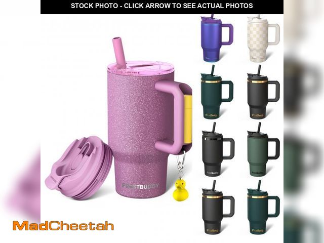 Lot 74-12215889 - Frost Buddy Thicc Buddy - 16 oz Stainless Steel Vacuum Insulated Tumbler with Lid and Straw for Wate...