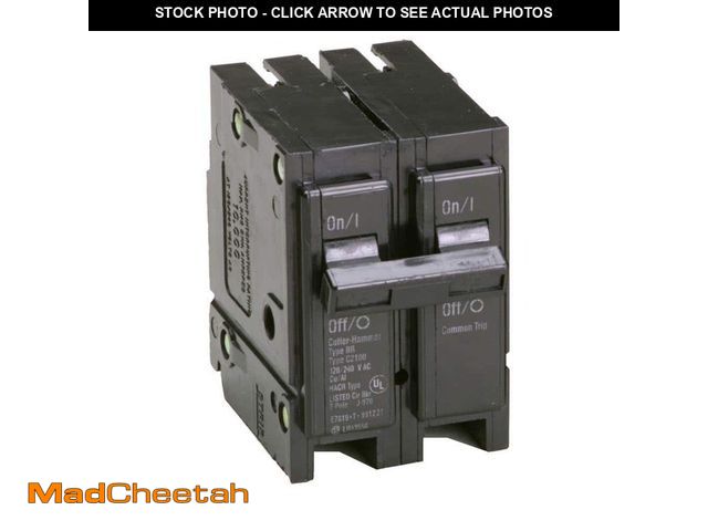 Lot 74-12871653 - Eaton BR 100 Amp 120/240 Volts 2-Pole Circuit Breaker - UNUSED