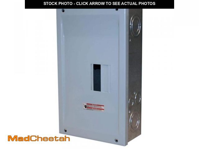 Lot 74-12491869 - Eaton BR 125 Amp 2 Space 4 Circuit Indoor Main Lug Loadcenter with Cover BR24L125SP - UNUSED
