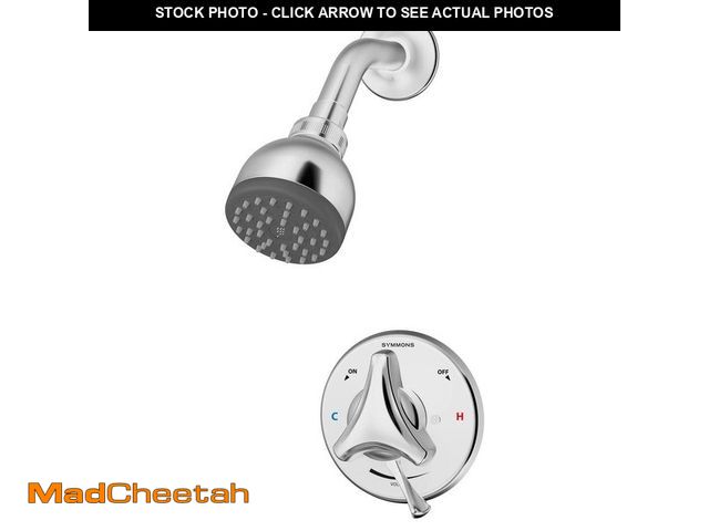 Lot 74-13776829 - Symmons Origins Single Handle 1-Spray Round Shower Faucet 1.75 GPM with Low Flow in. Polished Chrome...