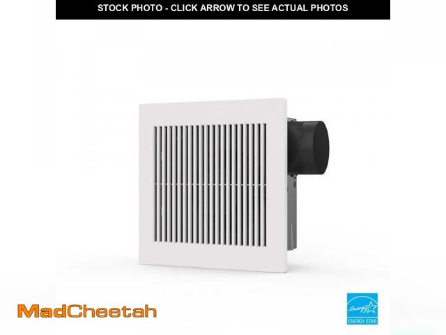 Lot 74-12463098 - ReVent 50 CFM Quick Install Professional Ceiling and Wall Mount Easy Roomside Bathroom/Bath Exhaust ...
