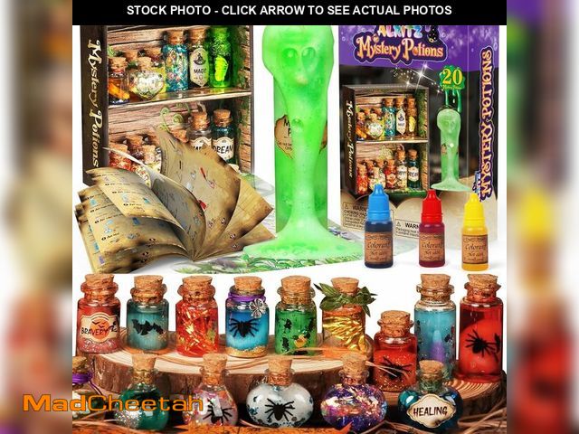 Lot 74-12709042 - Alritz Mystery Potion Kits for Kids, 20 Magic Mix Witch Potion Bottles, Happy Decorations Ornaments ...