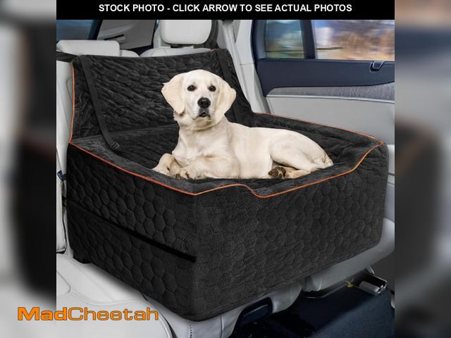 Lot 74-12314760 - Vdamu Dog Booster Seat for Larger &amp; Medium Dogs Ã¢â¬â Comfortable Dog Car Bed with Washable C...