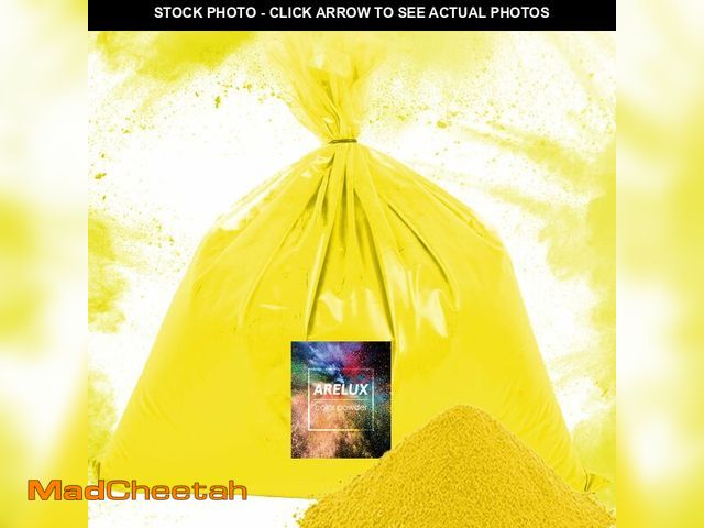 Lot 74-14144668 - ARELUX Bright Yellow Color Powder - 6lbs Bulk (2x3lb) for Color Wars, Powder War &amp; Fun Events | ...