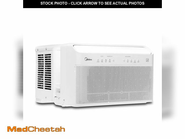 Lot 74-14370625 - Restored Midea 12,000 BTU Window Air Conditioner, Smart Inverter U-Shaped, Cools Up To 550 Sq Ft, Wi...
