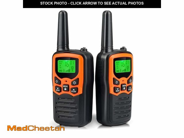 Lot 74-14433561 - Walkie Talkies, MOICO Long Range Walkie Talkies for Adults with 22 FRS Channels, Family Walkie Talki...