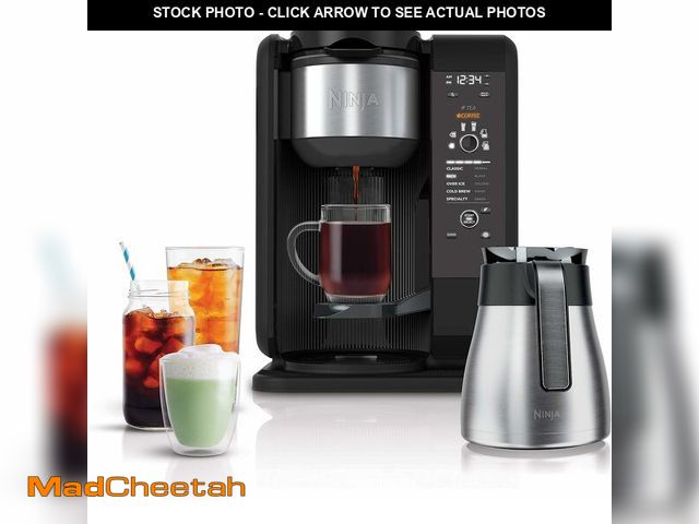 Lot 74-12955107 - Shark Ninja CP307 Hot and Cold Brewed System W/Thermal Carafe Coffee Maker, Black - UNUSED