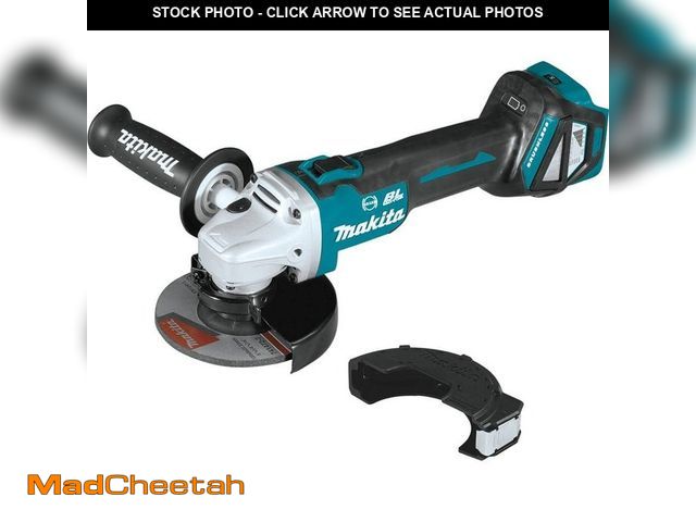 Lot 74-14182357 - *DIRTY/SCRATCHED* Makita 18V LXT Brushless 4-1/2 in. / 5 in. Cordless Cut-Off/Angle Grinder with Ele...