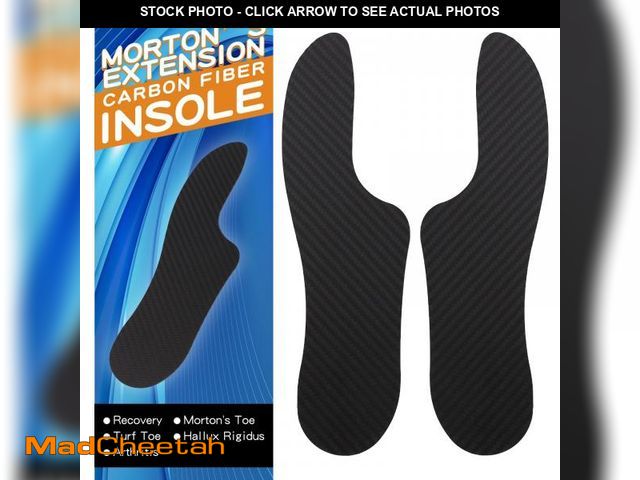 Lot 74-12439744 - Morton's Extension Orthotic Rigid Carbon Fiber Insole Insert for Men Women for Morton's Toe Turf Toe...