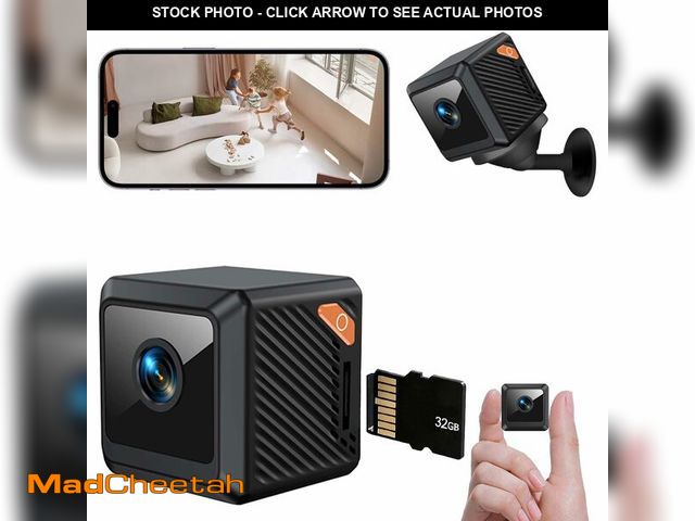 Lot 74-13524011 - Small Hidden Camera 1080P Indoor Security Cameras for Home Mini Nanny Cam with 32GB SD Card &amp; 14...