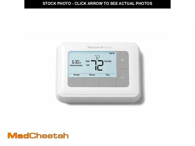 Lot 74-12788611 - Honeywell Home T5 7-Day Programmable Thermostat with Digital Backlit Display (MISSING WALL PLATE ) -...